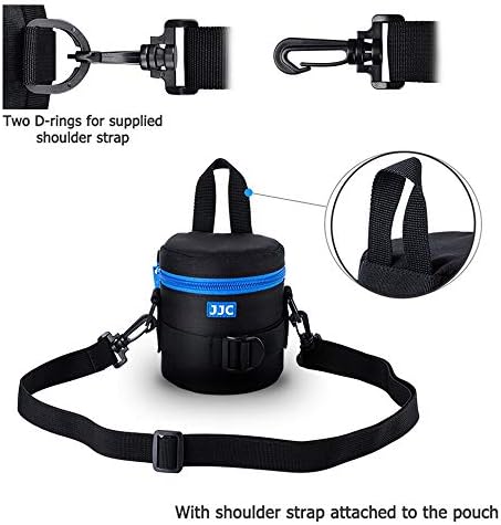 JJC Camera Lens Case Pouch, Padded Bag Fits Lens up to 3.0 x 3.9 (D x L) - Image 2