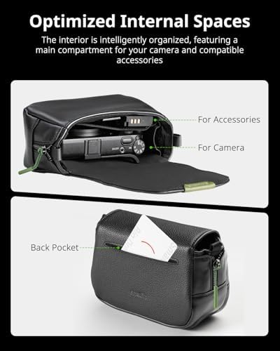 SMALLRIG Digital Camera Case with Shoulder Stap, Crossbody Protective Case - Image 4