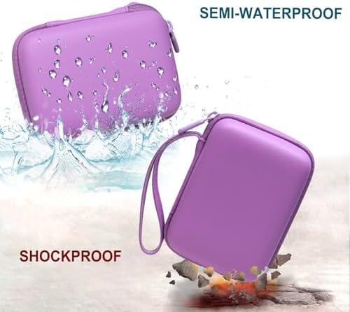 L LTGEM Digital Camera Case Compatible with KODAK PIXPRO FZ55/FZ45, Canon ELPH 180/190, Sony DSCW830/DSCW800, CAMKORY, QUMCOU, Lecran Digital Cameras, Purple(Case Only) - Image 7