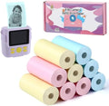 9 Roll 1''×2.2'' Kids Camera Paper Roll Refill for Kid Camera Instant Print by Biubee