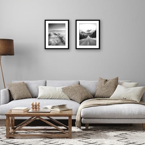 Americanflat 13x16 Picture Frame 2-Pack - Matted to 10x13 - Black - Image 5