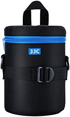 JJC Deluxe Lens Case Pouch Bag for Camera Lens Below 3.9" x 6.5"(D x L) by JJC