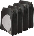 BestDuplicator Black Cd/DVD Paper Media Sleeves Envelopes with Flap and Clear Window (400 Sleeves) by BestDuplicator