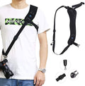 PULUZ Camera Shoulder Strap with Quick Release and Anti-Slip Soft Pad, Adjustable Camera Sling Strap for Photographers by PULUZ