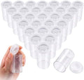 Jovitec 30 Pieces Plastic Film Canister Holder Containers, Transparent by Jovitec