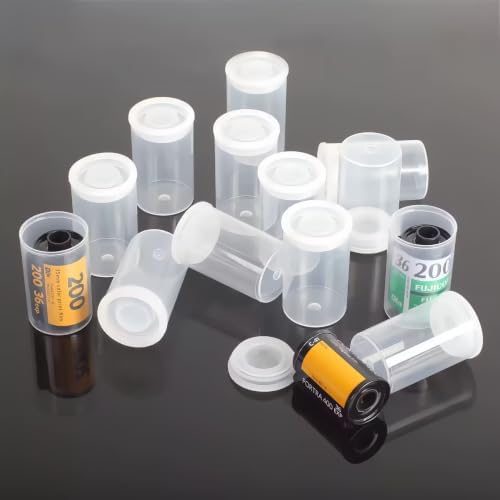 HORNO 10pc 35mm Caliber Plastic Film Canisters (Clear) - Image 3