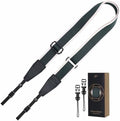 Padwa Lifestyle Adjustable Camera Strap - 1.5" Top Layer Cowhide Head Camera Straps for Photographers, Cotton Adjustable Neck Shoulder & Crossbody Strap Quick Release for All Cameras and Binoculars by PadwaLifestyleCameraStrap