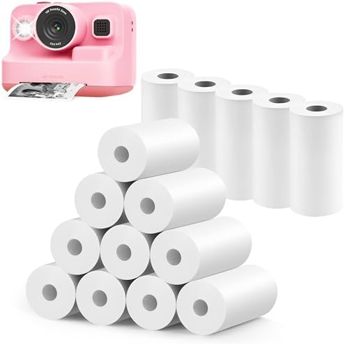 MIARALA 15 Rolls Instant Camera Refill Print Paper, HD Print Camera Paper by MIARALA