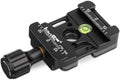Haoge CP-39 Screw Knob Quick Release Clamp Adapter with Hand Strap Bosses Boss Slot fit RRS Sunwayfoto Kirk Benro Arca Swiss Tripod or Monopod Head on Canon Nikon Sony Pentax Olympus Fujifilm Camera by haoge