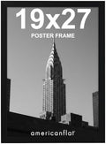 Americanflat 19x27 Poster Frame - Engineered Wood - Black by Americanflat