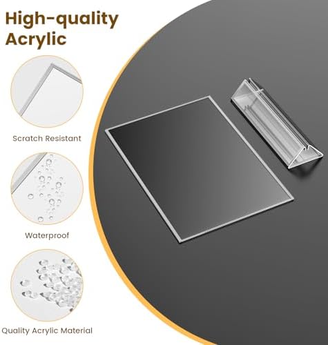8X10 Sliver Picture Frames Double-Sided Acrylic Sign Holder-3 Pack - Image 4