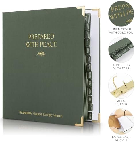 Thoughtful End-of-Life Planner Binder - Organizer for Final Wishes & Estate - Image 5