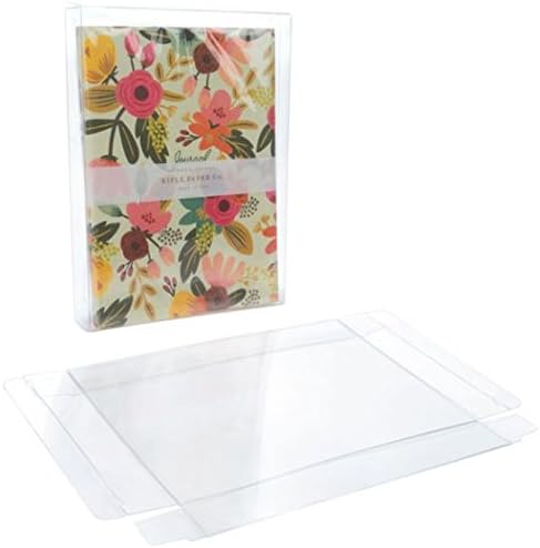 ClearBags Crystal Clear Box | 25 Boxes | Size: 5 3/8" x 1" x 7 3/8" Holds Cards | High Density PET Soft Fold Design Protects Cards, Letters, Photos | Archival Safe | FB15﻿ - Image 2