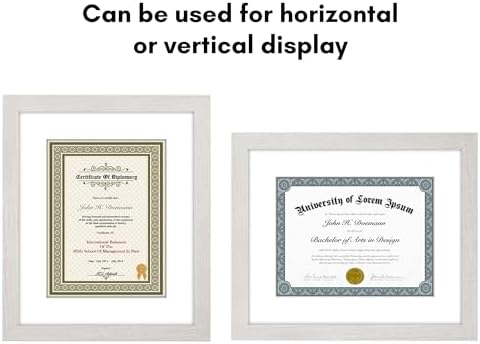 Americanflat 11.5x14 Picture Frame - Matted to 8.5x11 - White - Image 4