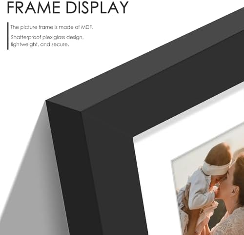 DUENPY 4 Pack 12x16 Collage Frame For 4 5x7 Photos Black - Image 6