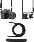 JJC 100cm Braided Rope Neck Shoulder Strap for Canon T7 T6 R100 R50, Black by JJC