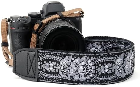 ZOOEASS Camera Strap for DSLR and Mirrorless Digital Camera,Neck Strap with Embroidery Patterns and Quick-release Buckle by Unknown
