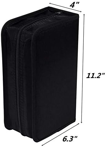 Capacity CD/DVD case Wallet, Storage,Holder,Booklet (128 Black) - Image 2