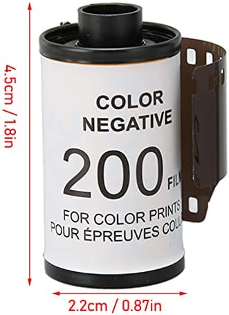 2 Roll 35mm Camera Color Film, ISO 200 HD Vintage Color Negative Film, Fine Grain High Resolution 35mm Film Roll for 135 Cameras with Storage Cases - Image 4