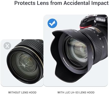 HB-53 Lens Hood Cover for Nikon NIKKOR AF-S NIKKOR 24-12mm f/4G ED VR Lens - Image 5
