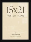 Americanflat 15x21 Poster Frame - Engineered Wood - Black by Americanflat