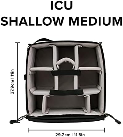 f-stop – Shallow Medium Internal Camera Unit (ICU) Pack Insert for DSLR, Mirrorless, Photo Gear Storage and Carry Protection - Image 4