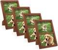 Golden State Art, 5x7 Double Picture Frame, Displays Two 5x7 Photos(Brown) by GoldenStateArt