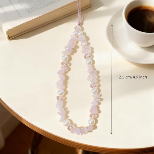 Phone Charm Beaded Camera Wrist Strap Cute Chain Lanyard Wristlet - Image 6