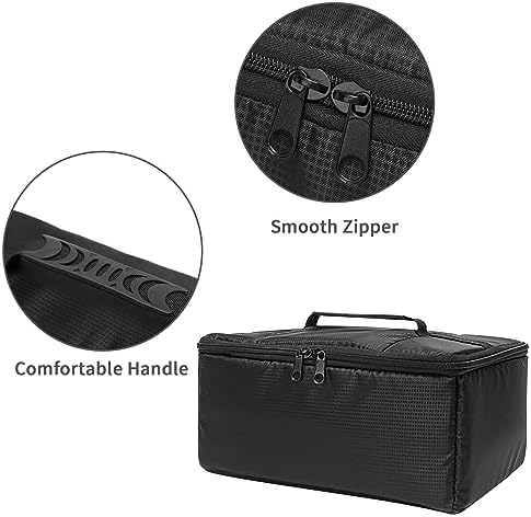 Camera Insert Bag Camera Case, Water Resistant Camera Bag Insert Portable Inner Bag, Shockproof DSLR SLR Cameras Padded Storage Bag, Inner Case Bags (Black) - Image 3