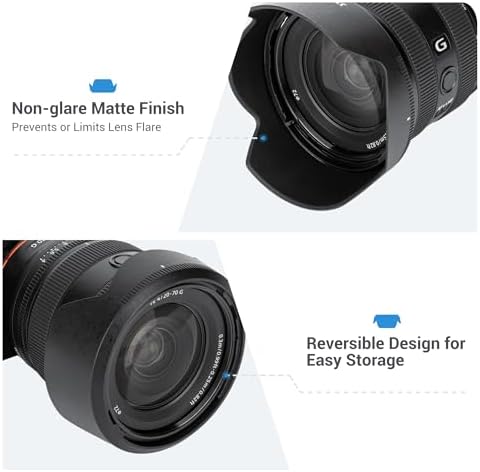JJC ALC-SH174 Lens Hood Shade for Sony FE 20-70mm F4 G SEL2070G Lens - Image 4