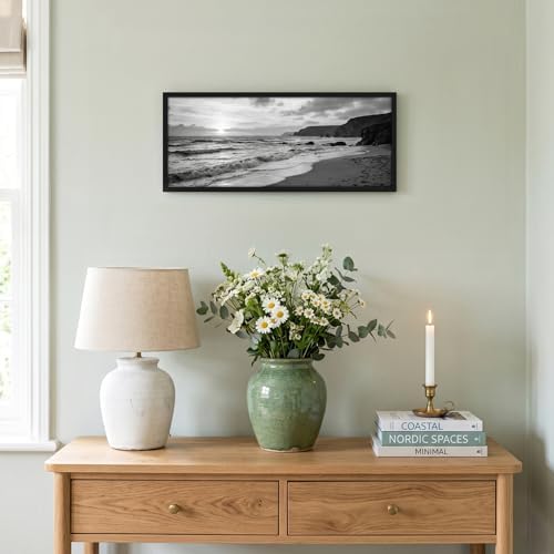 Americanflat 8x20 Picture Frame - Slim Molding - Black - Image 6