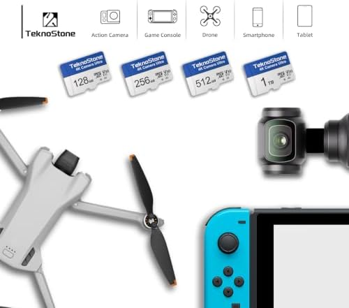 128GB Camera MicroSDXC TF Memory Card with Adapter 1 Pack - Image 3