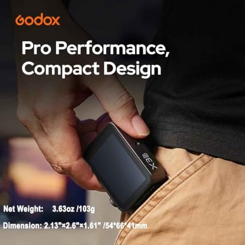 GODOX X3 PRO S X3PRO S Flash Trigger for Sony Camera, 2.4G TTL Wireless Touchscreen Transmitter,Support Bluetooth & APP Control, Shutter Control, Built-in Li-ion Battery Fast Charging (Upgrade X3-S) - Image 6