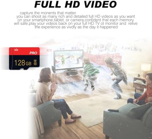 2 Pack Micro sd Card 128GB Class 10 with Adapter High Speed Memory Card for Tablet, Drone - Image 6