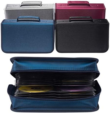 Capacity CD/DVD case Wallet, Storage,Holder,Booklet (128 Black) - Image 4