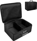 ENGPOW Fireproof Photo Storage Box with Lock,Photo Box Organizer with Divider＆Mesh Bag,Collapsible Portable Photo Storage Containers with Handle for Photos, Picture,Scrapbook,Art,Craft(Box Only) by ENGPOW