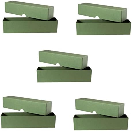 Guardhouse 8½" Single Row Storage Box for 2 x 2 Paper and Plastic Coin Holders in Dime Green Bundle of 5 by Guardhouse