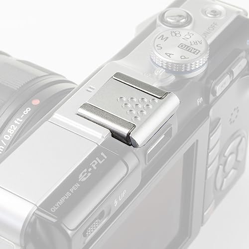 Metal Universal Hot Shoe Cover for Camera, Silver - Image 4