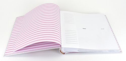 MCS Hello Baby Photo Album Holds 200 4x6 Photos with Memo Space, Clear Side-Loading Pockets – Scrapbook Style Memory Book for Baby Girls, Showers & Milestones – A Sweet Gift for New Parents - Image 3
