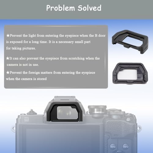 EP15 Eyepiece Cup Viewfinder for Olympus E-M10 Mark IV III-2PCs - Image 4