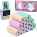 9 Roll 1''×2.2'' Kids Camera Paper Roll Refill for Kid Camera Instant Print by Biubee