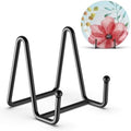 3 Pack 3 Inch Plate Stands for Display - Metal Picture Stand Plate Holder by HONGYUTAI