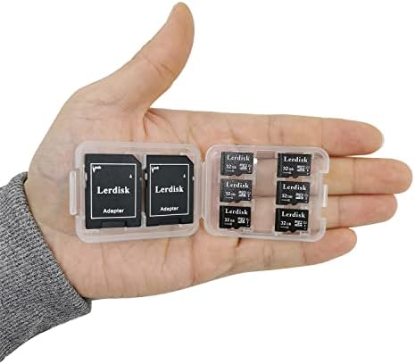 Factory Wholesale 32GB Micro SD Card 6-Pack U3 A1 V30 Class 10, 60+MB/s Read for 4K Camera,Dash Cam,Game Console,Drone,CCTV,High Endurance(6x32GB) by Lerdisk
