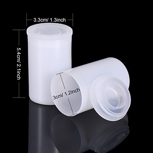 JOVITEC 30 Pieces Plastic Film Canister Holder Containers, White - Image 2