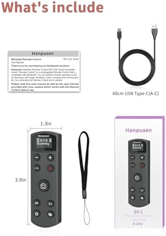 for Sony Camera Remote Control, Hanpusen Rechargeable Wireless Shutter Release with OLED Screen for ZV-E10/ZV-1/A7 III/A7 IV/ZV-1F/A6400/A6700/A6600/A6100/ZV-E1/FX30/A7C II/FX3, Replace RMT-P1BT - Image 7