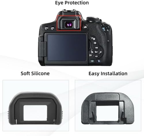 2 Pack EF Eyecup Protector for Canon Rebel Series DSLR Cameras - Image 6