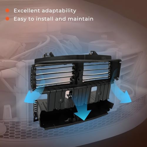 labwork Radiator Control Grille Shutter Assembly Replacement for Ford Mustang 2018-2022 JR3Z-8475-F - Image 5