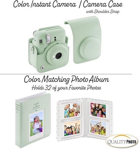 Fujifilm Instax Mini 12 Instant Camera + 60 Photo Prints + Quality Photo Value Bundle, Case, Decoration Stickers, Frames, Photo Album, (Mint Green) - Image 3