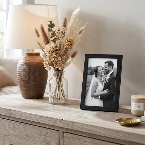 Americanflat 4x6 Picture Frame - Slim Molding - Black - Image 4