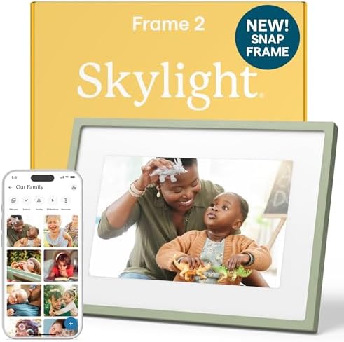 Skylight Digital Picture Frame 2 – 10" Full HD Touchscreen, Classic Green by Skylight
